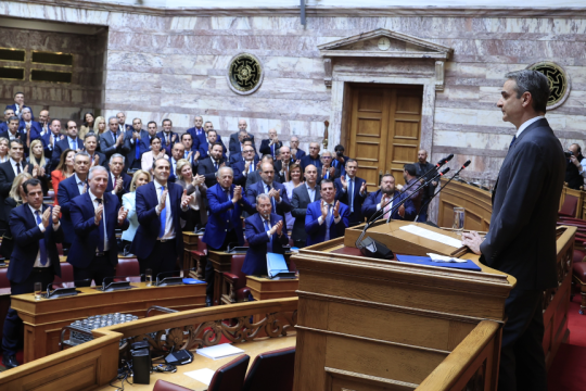 Ο Κυριάκος Μητσοτάκης στην ΚΟ της Νέας Δημοκρατίας